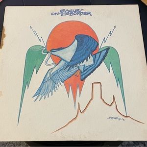 Eagles On The Border 7E 1004 Asylum Records Textured Cover Tested Vinyl VG+